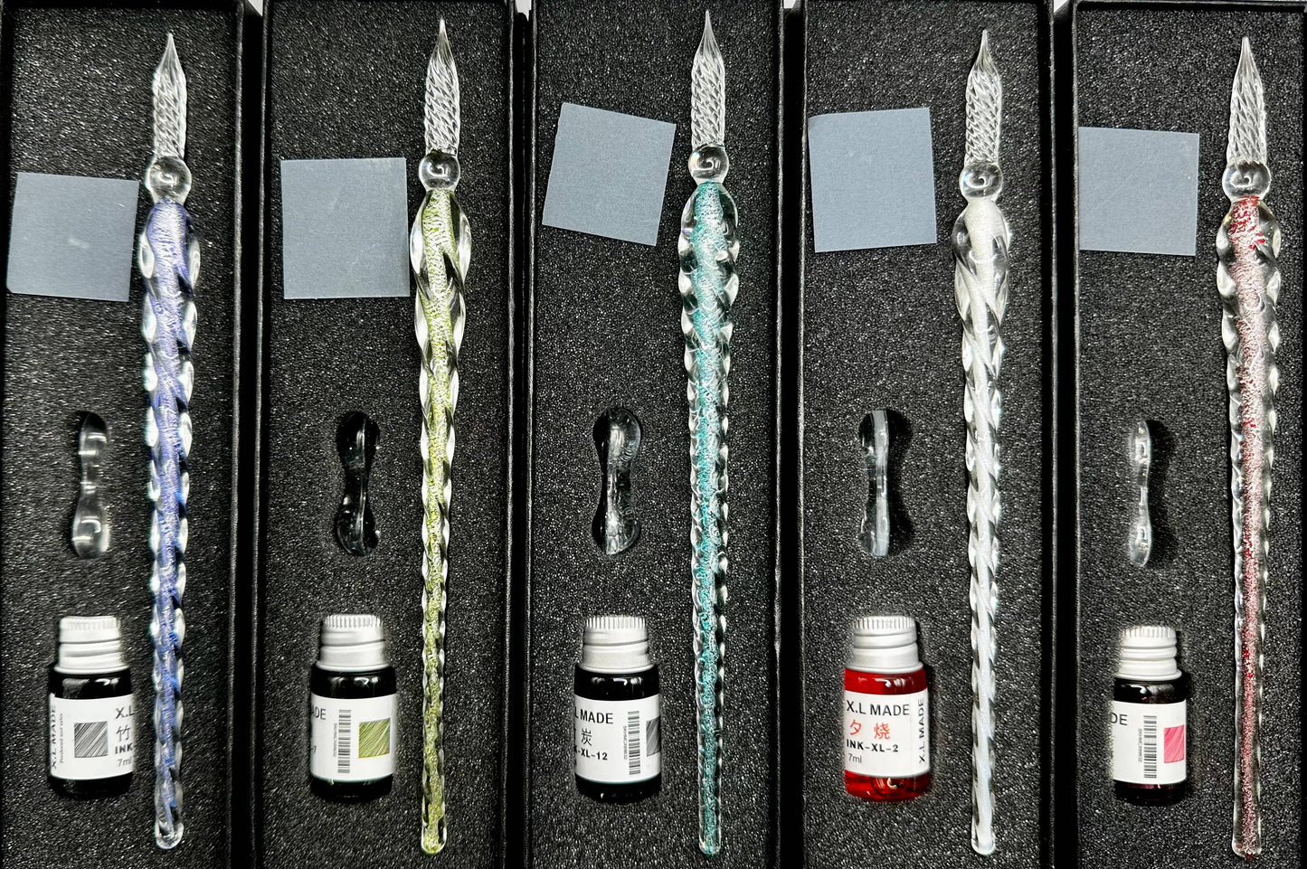 Hand-blown Glass Calligraphy Quill