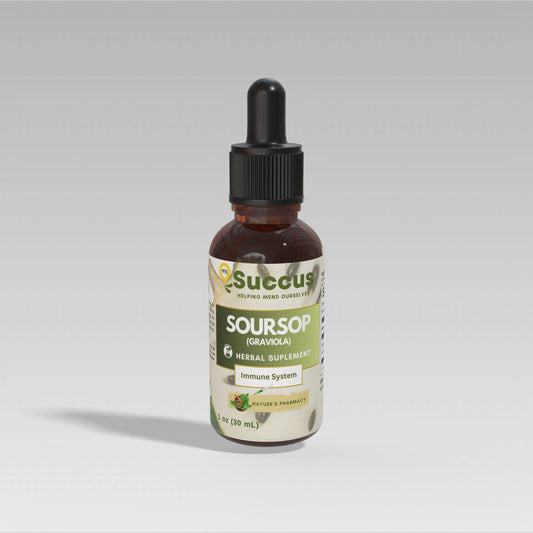 Soursop Tincture | Immune System (High Potency) | Alcohol Free | 1 fl oz