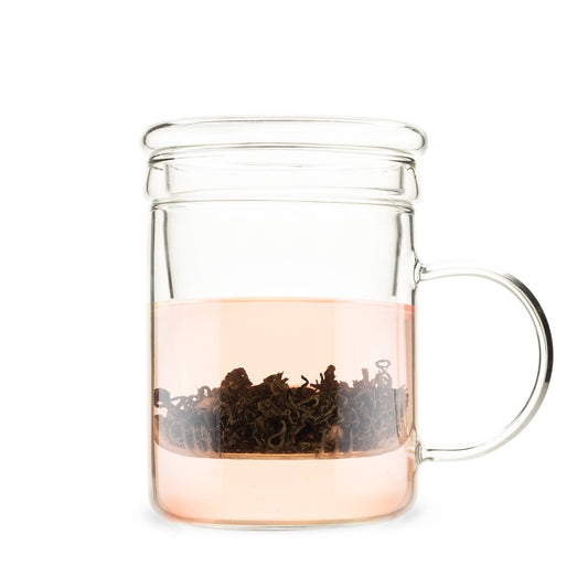 Blake⢠Glass Loose Leaf Tea Infuser Mug w/Lid