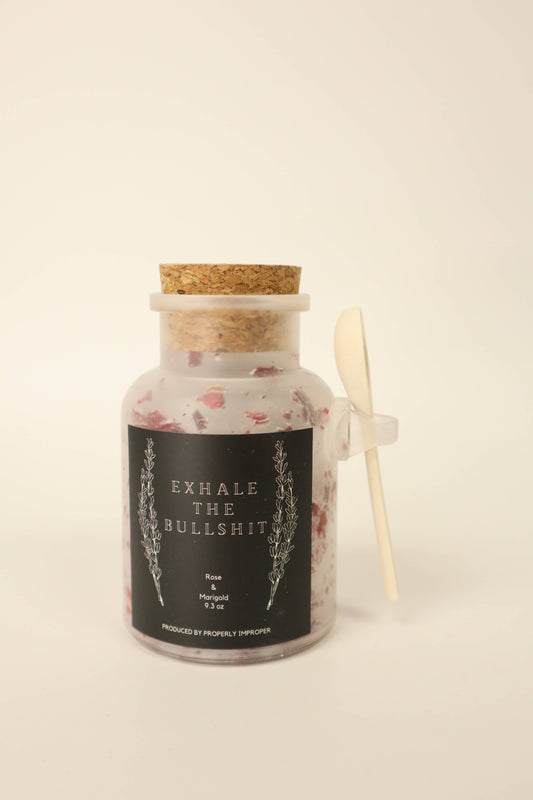 Herbal Bath Salt | Rose Petal & Marigold