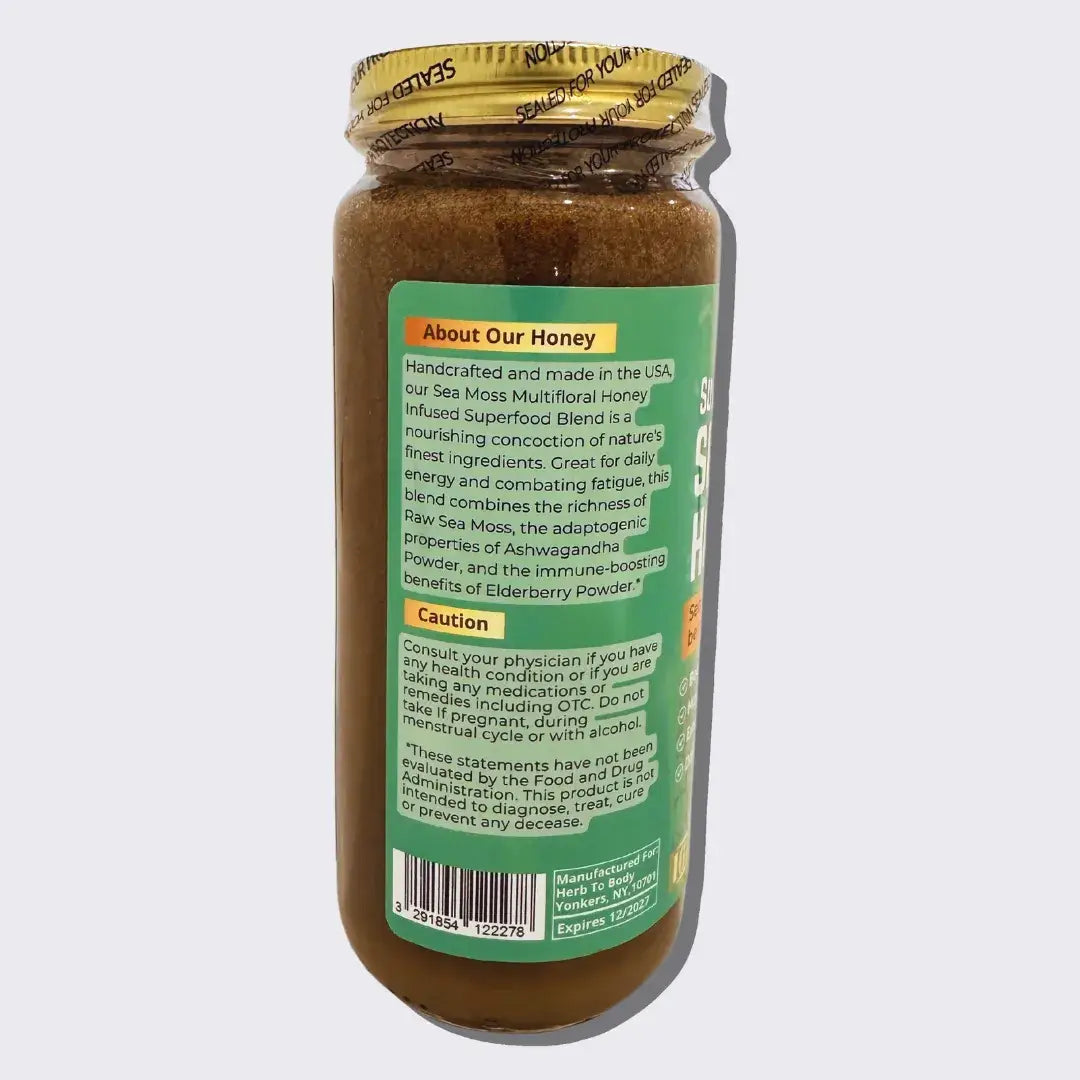 Super Sea Moss Honey 16oz