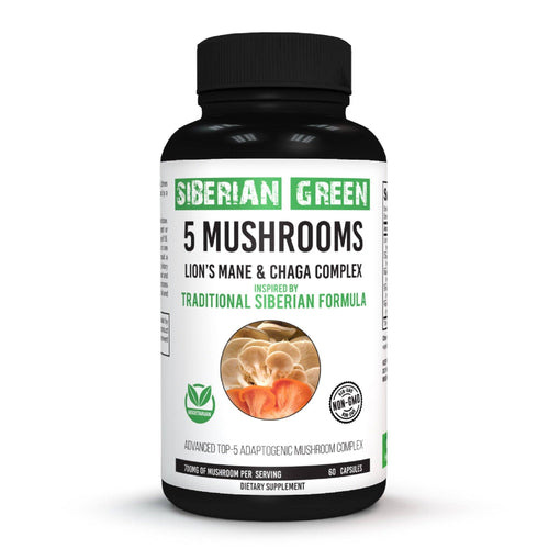 5 Mushrooms Formula |  60 Capsules
