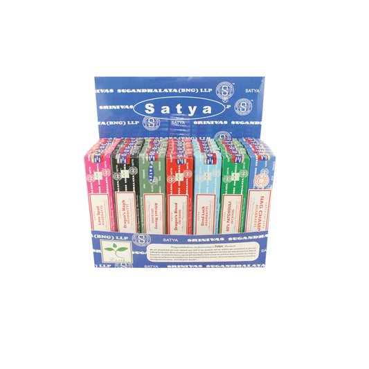 Satya - Nag Champa Incense Sticks 7 Varieties