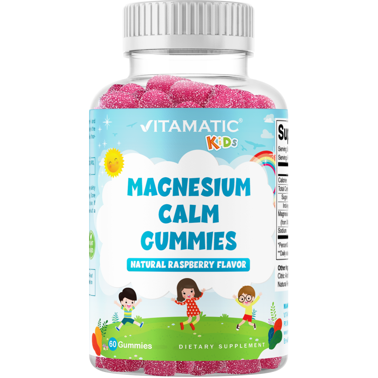 Children's Magnesium Calm Gummies | 60 Vegan Gummies