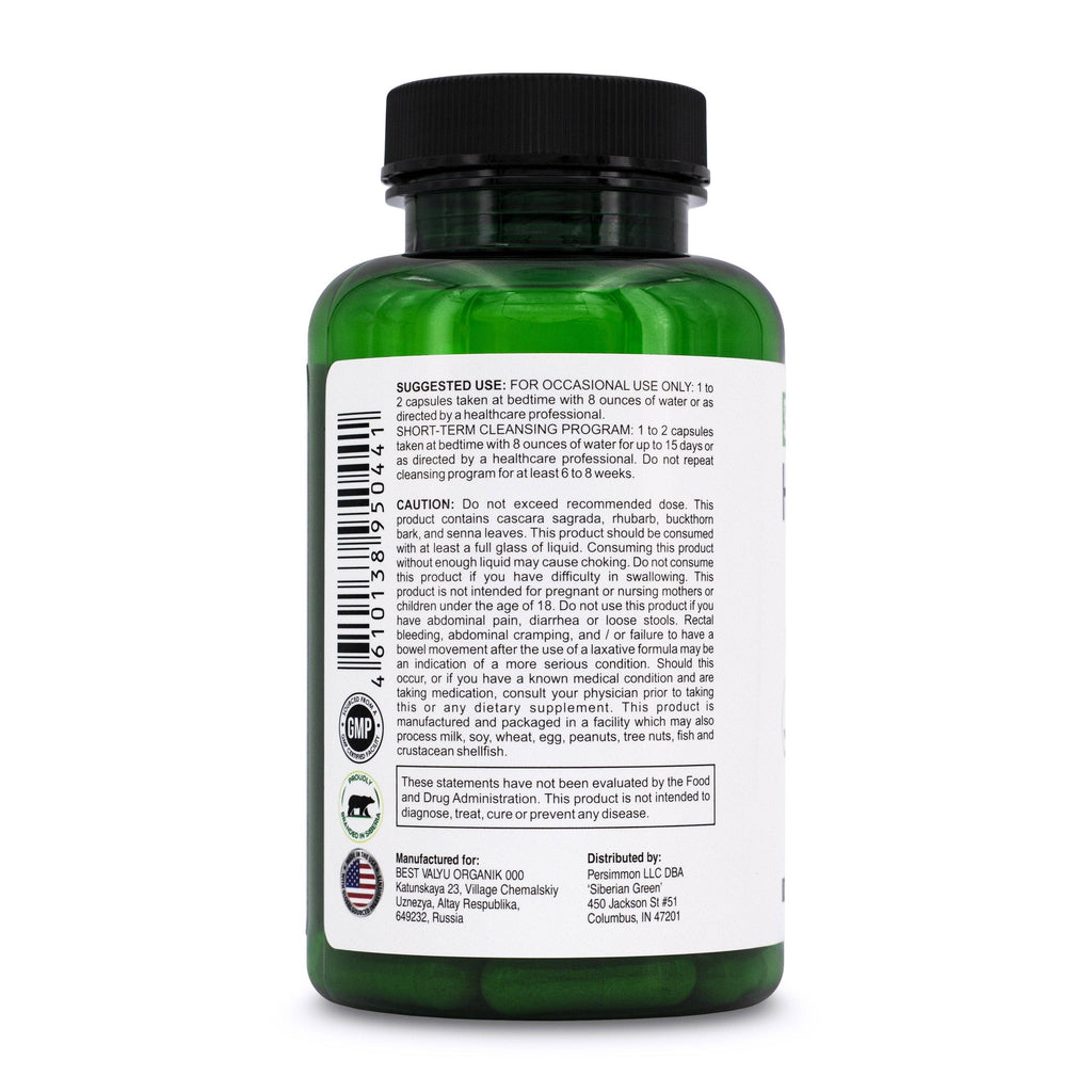 Herbal Colon Detox | Senna Buckthorn Prune | 90 Capsules