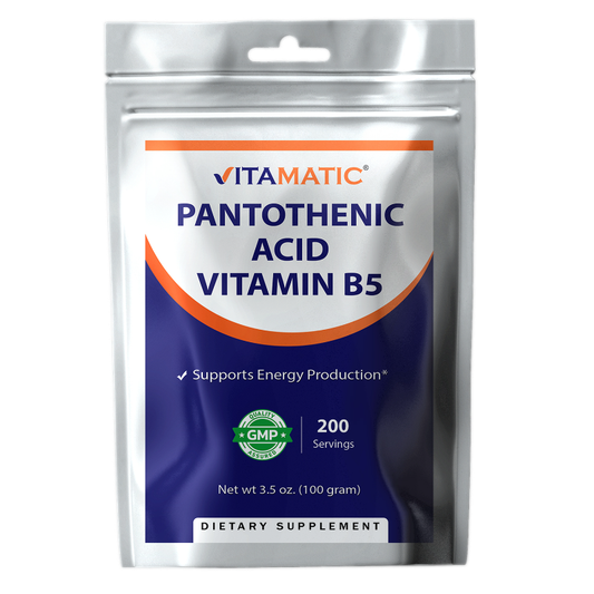 Pantothenic Acid vitamin B5 | 500mg per Serving