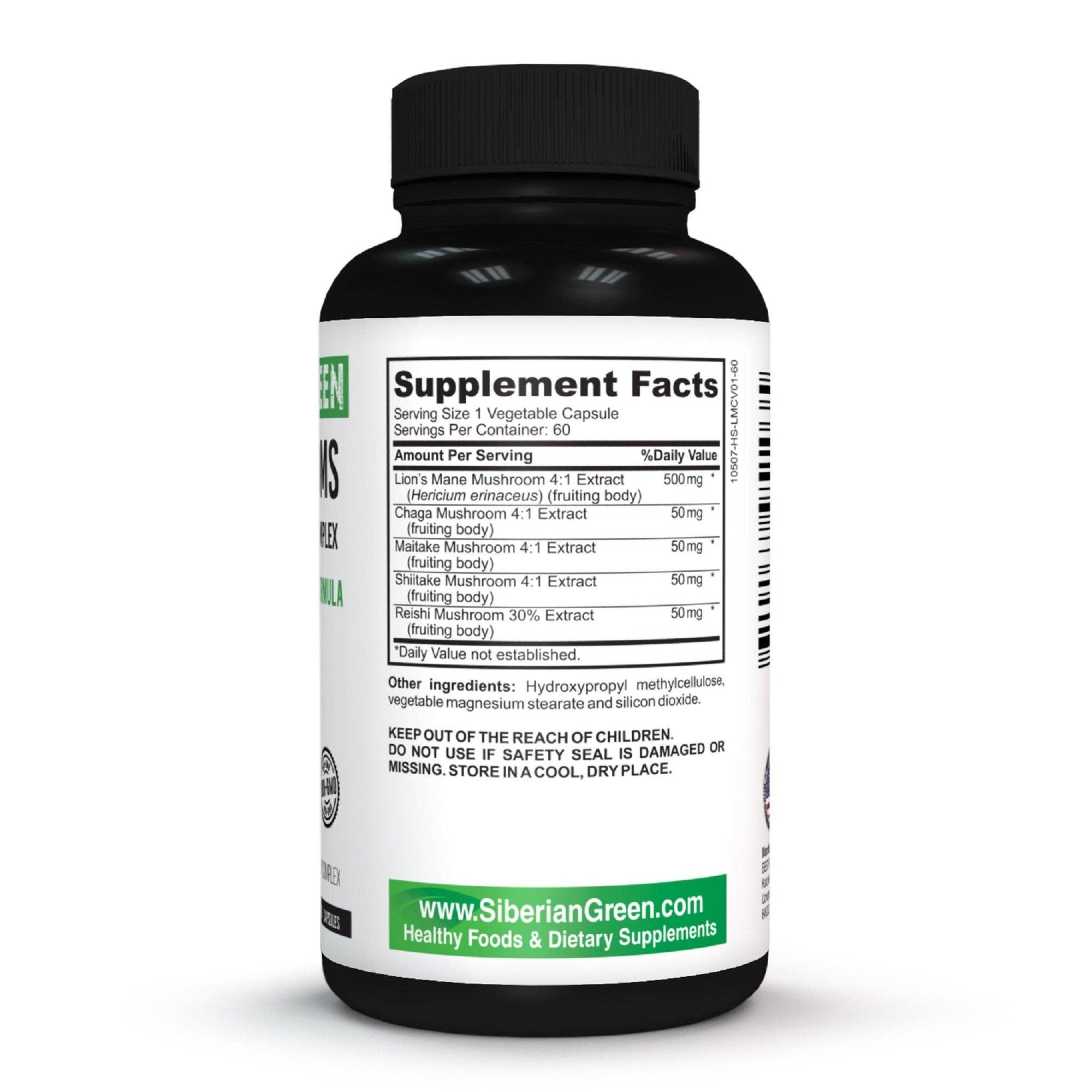 5 Mushrooms Formula |  60 Capsules