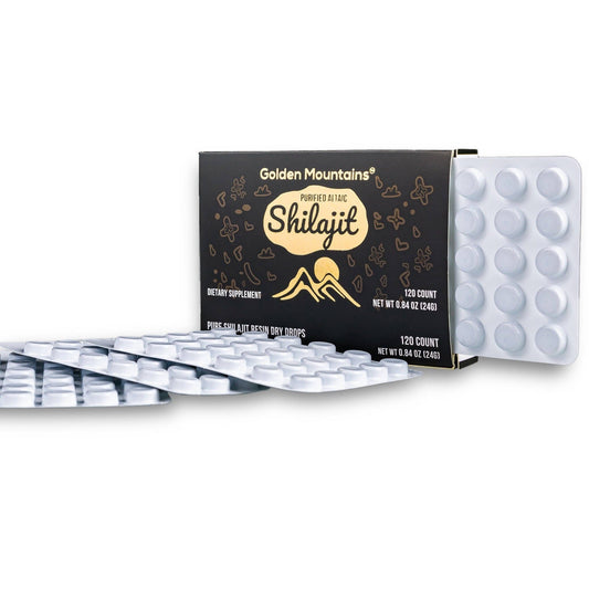 Shilajit 120 Dry Drops Altai "Golden Mountains" Siberian Green