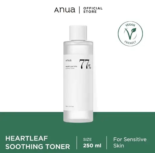 ANUA Heartleaf 77% Soothing Toner Vegan MINI 250ML