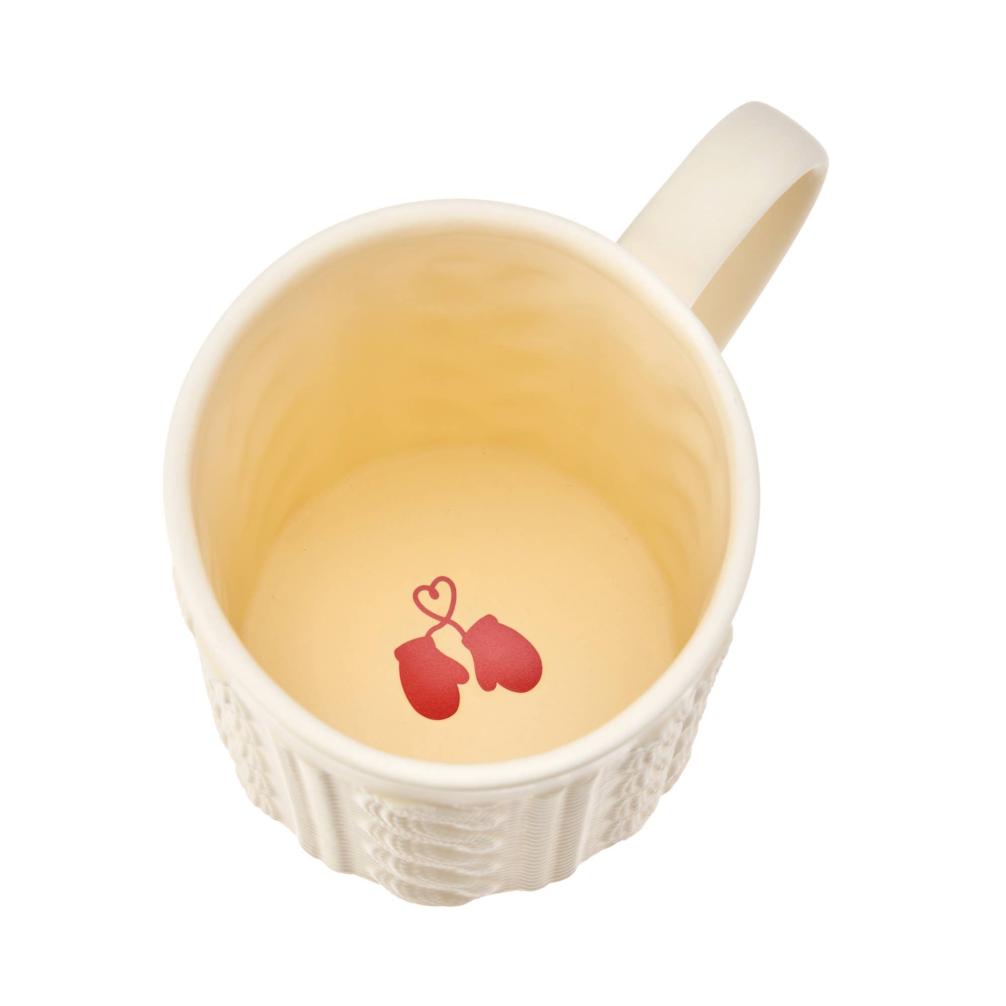 Annette™ 3D Ceramic "Knitted" Tea Mug w/ Infuser