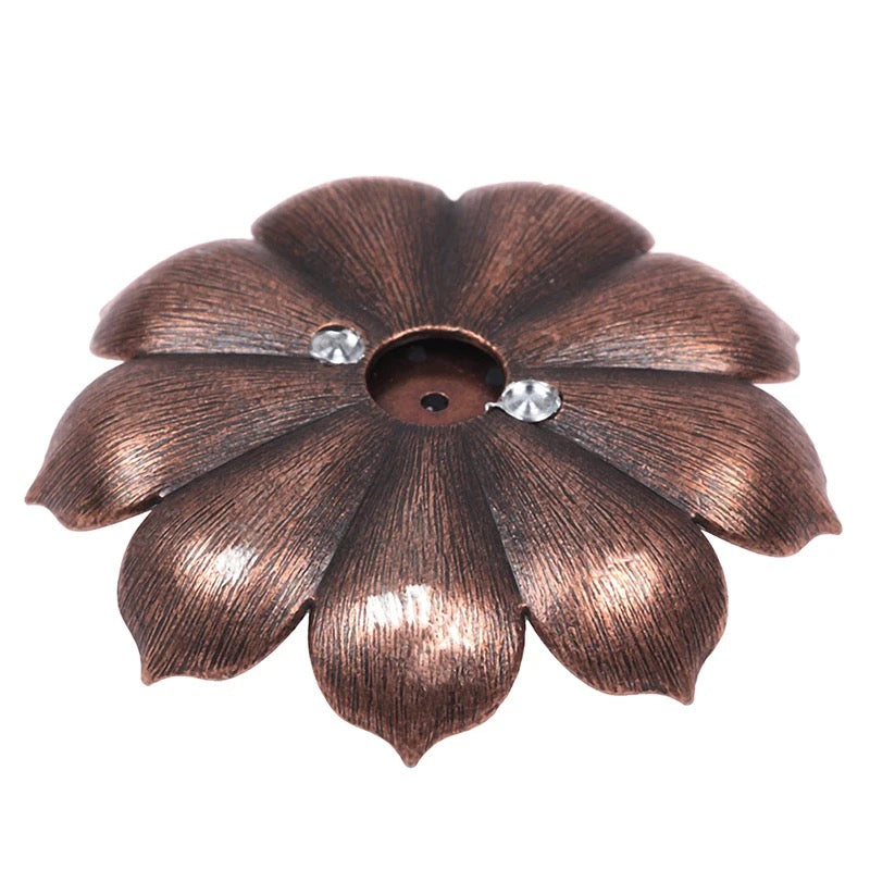 Bronze Lotus Incense Burner