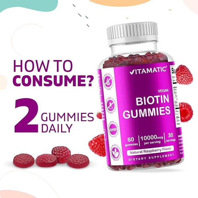 Biotin Gummies 10,000mcg