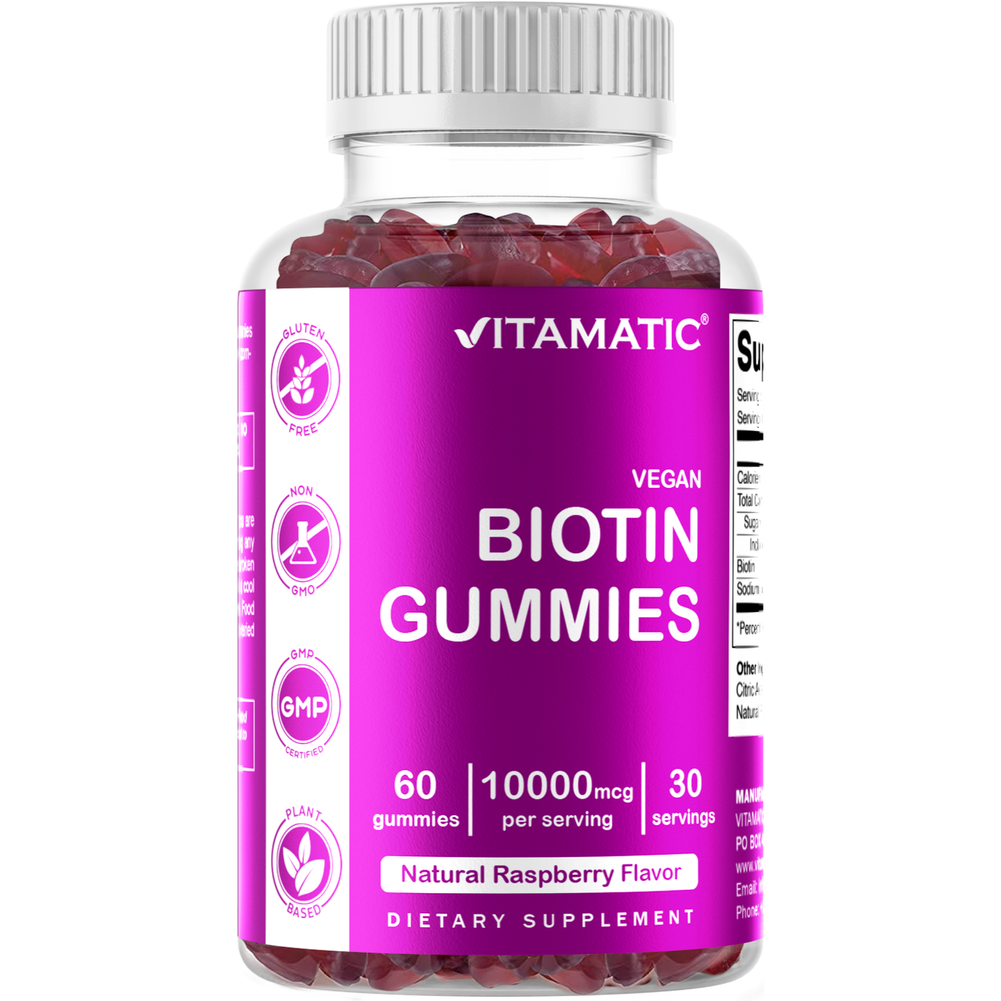 Biotin Gummies 10,000mcg