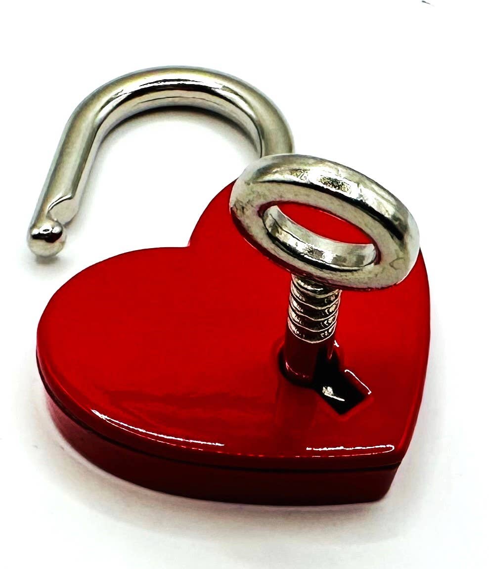 Heart Lock + Key