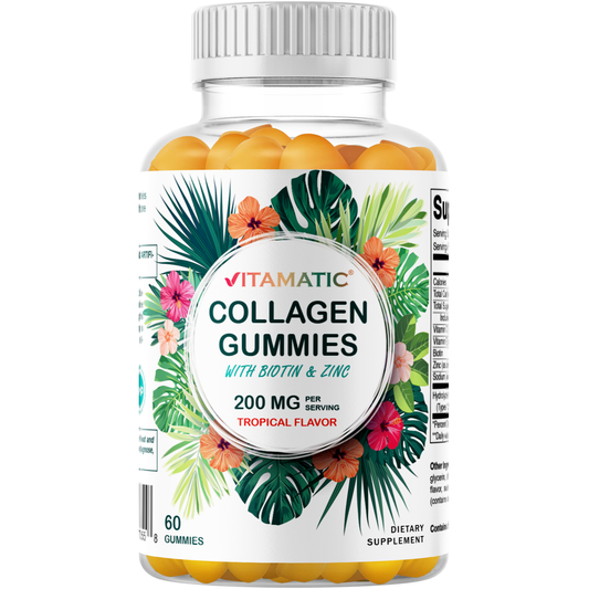 Hydrolyzed Collagen Gummies with  Zinc and Biotin