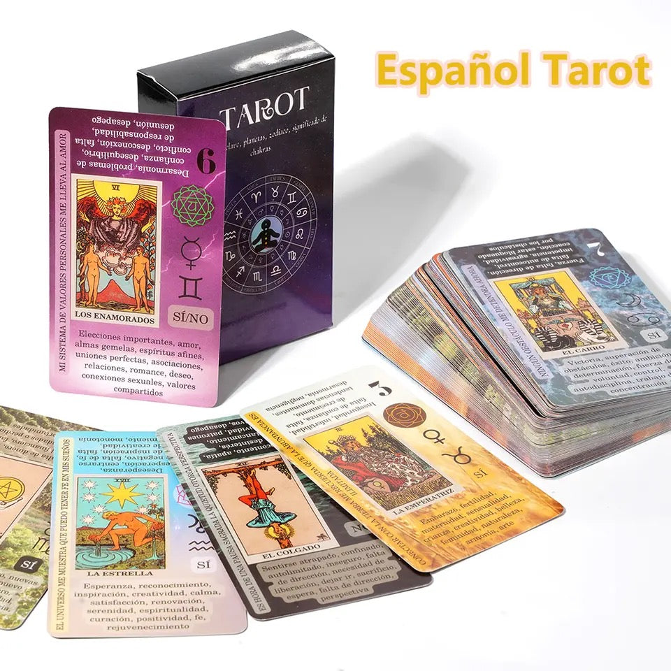 Tarot Cards w/ Meaning in Spanish