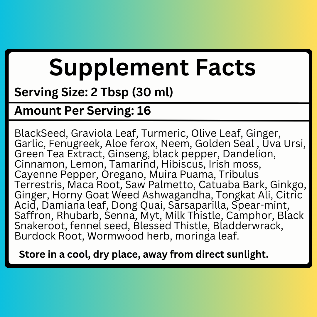 Black Seed Bitters 16oz