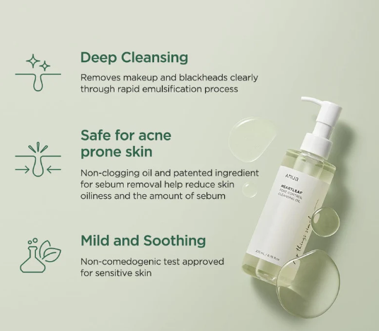 ANUA Heartleaf Pore Control Cleansing Oil: 20ml Mini