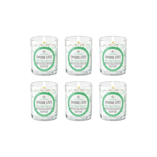 'Smudge Lites' | Peppermint Sage | Votive Smudge Candle