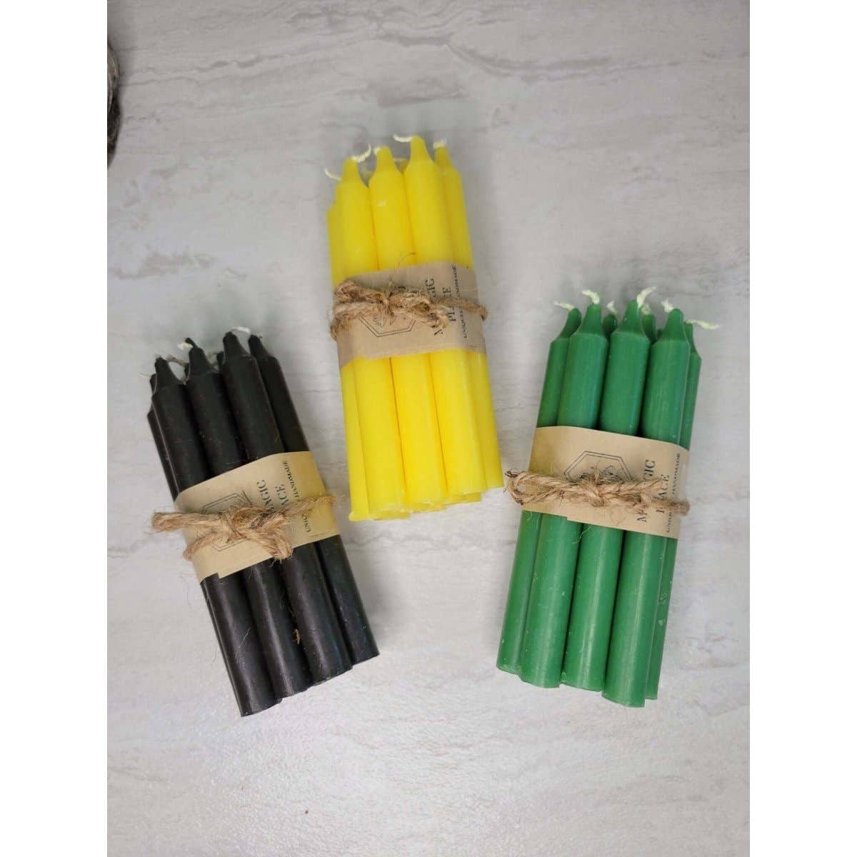 Set of 10 Candles 5" chime unscented spell candles pack
