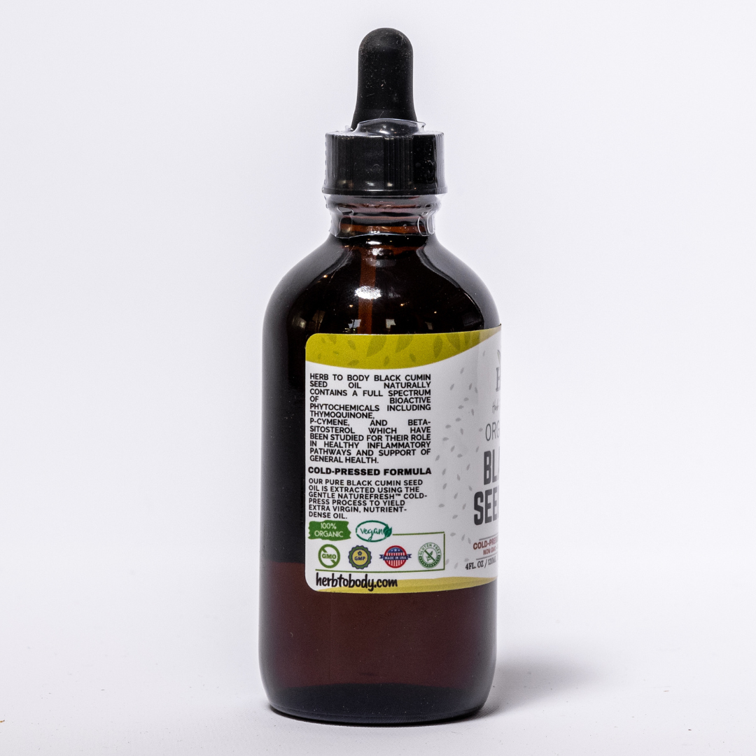 Herb To Body - Organic Black Seed Oil: 4oz