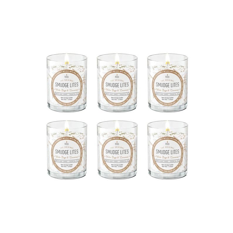 'Smudge Lites' Cinnamon White Sage Votive Smudge Candle