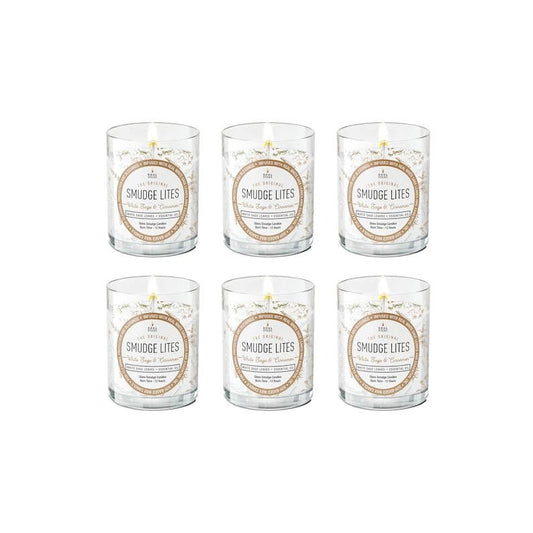 'Smudge Lites' Cinnamon White Sage Votive Smudge Candle