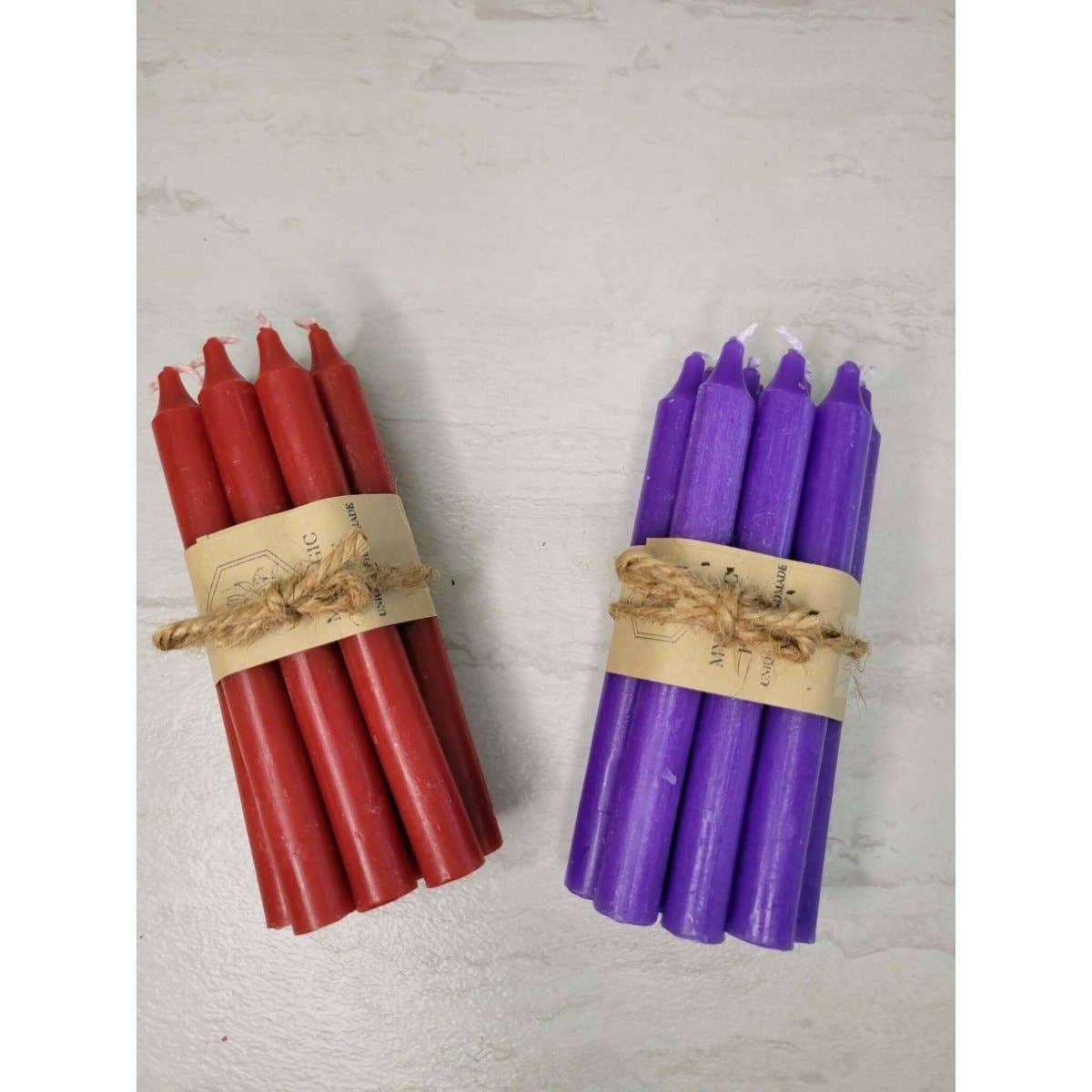 Set of 10 Candles 5" chime unscented spell candles pack