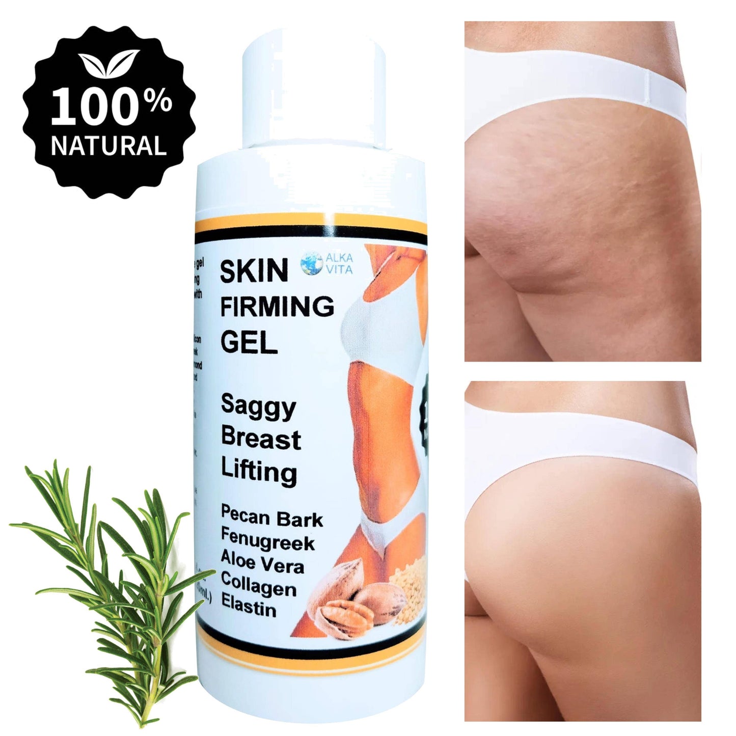 Skin Firming Silicon Gel Saggy Breasts Fenugreek & Elastin