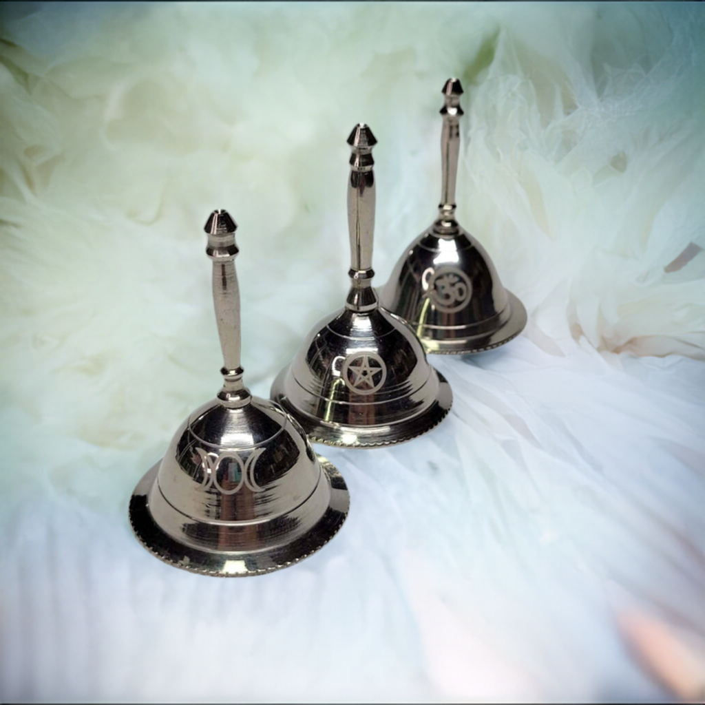 Altar Bells: Triple Moon, Pentacle, OM