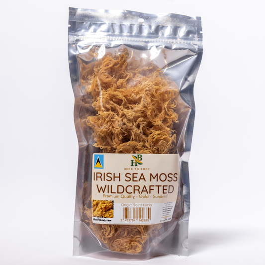 Herb To Body - Gold Irish Sea Moss | Premium Quality St Lucia