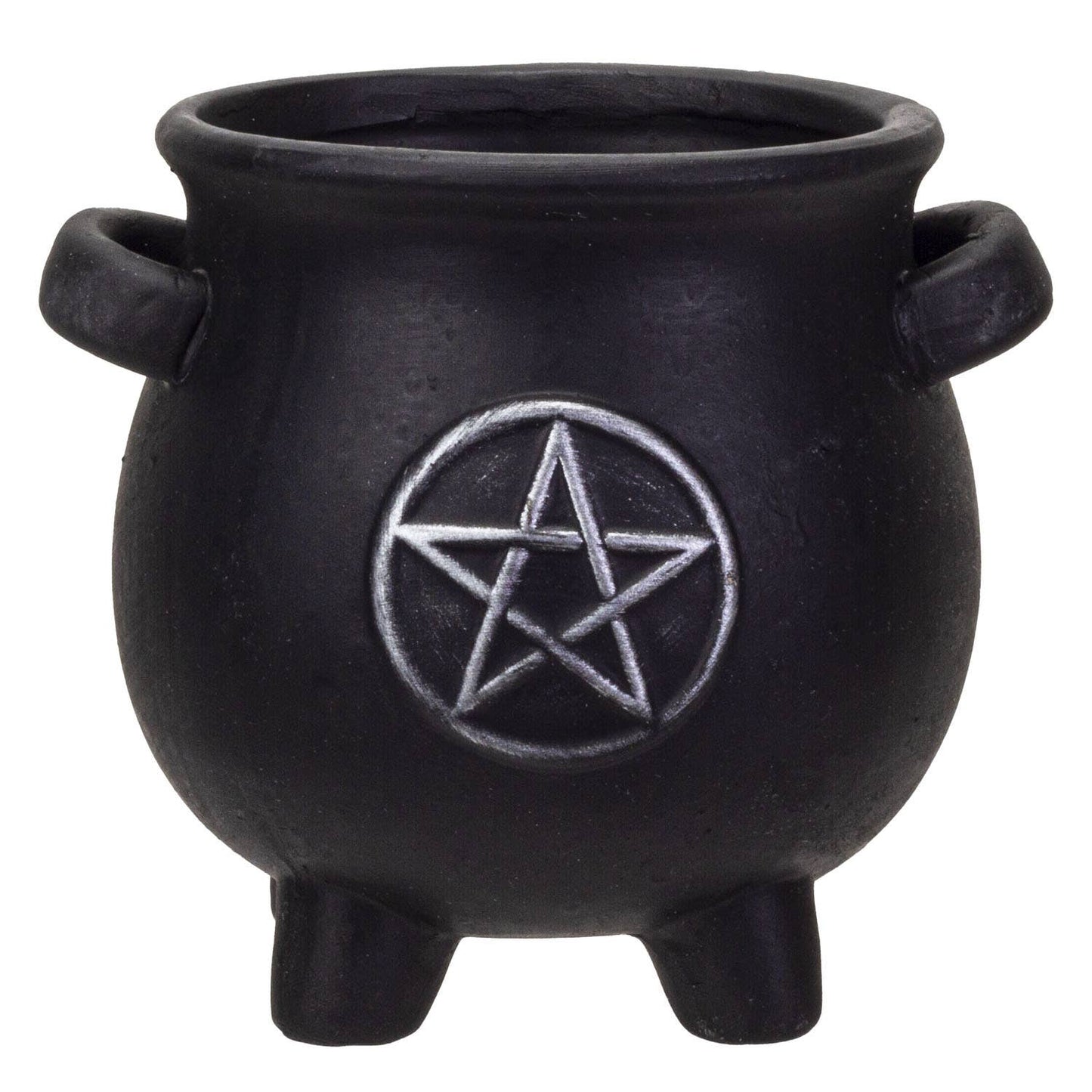 Cauldron Pentacle Planter Pot