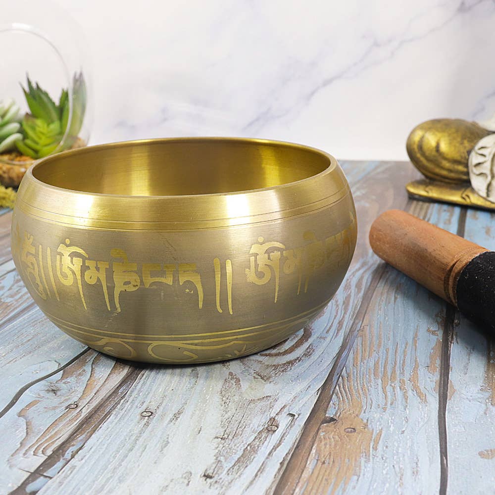 Singing Bowl Large Mandala Design