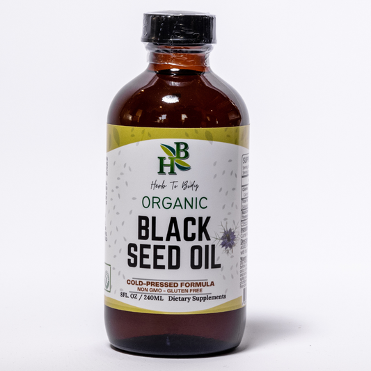Herb To Body - Organic Black Seed Oil: 8oz