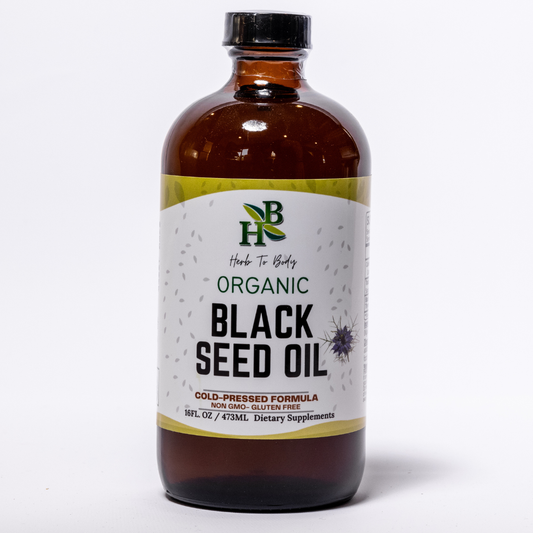 Herb To Body - Organic Black Seed Oil: 16oz