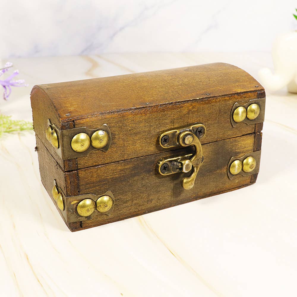 Mini Wooden Treasure Chest